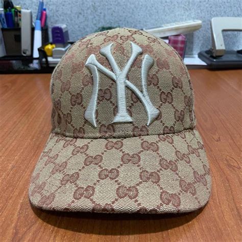 mlb x gucci cap|Gucci baseball caps for men.